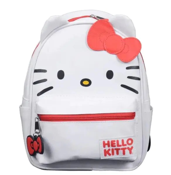 Red White Bow Backpack Bag