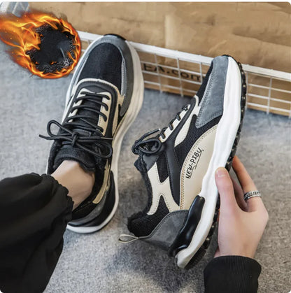 Men's Fleece Casual Cotton Sports Shoes